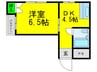 ロ－レルハイツ岡本 1DKの間取り