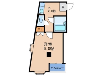 間取図 ビリーブ新梅田