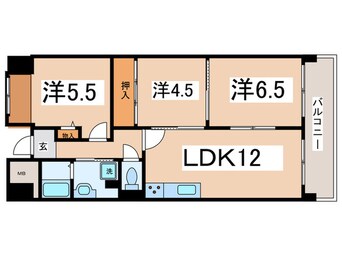 間取図 アンドユーイワキ・東大阪