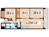 アンドユーイワキ・東大阪 3LDKの間取り