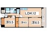 アンドユーイワキ・東大阪 3LDKの間取り