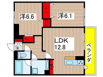 間取図 Bnext嵯峨