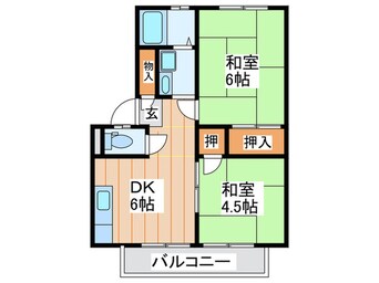 間取図 サンライフハイツＢ棟