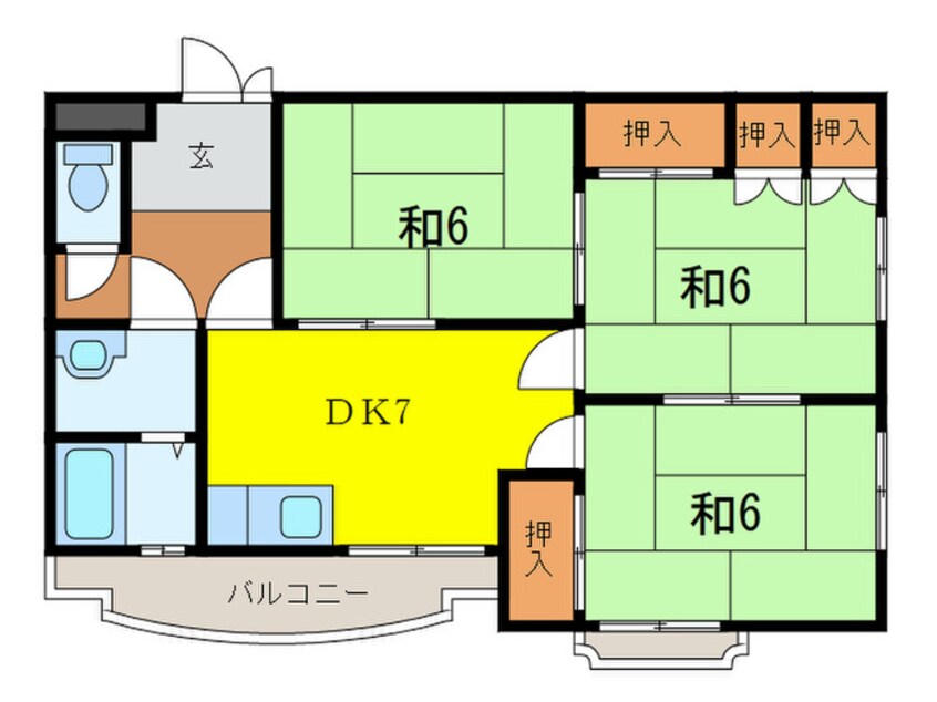 間取図 第一暁マンション