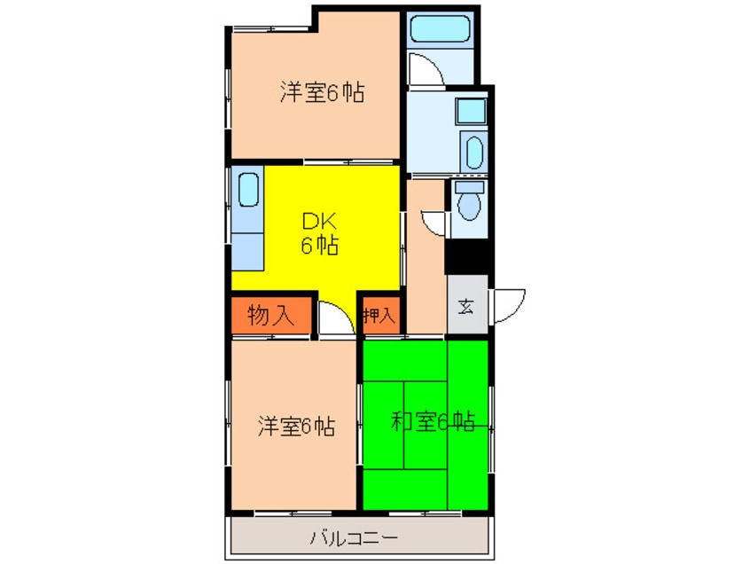 間取図 土井マンション