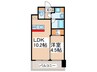 プレジオ大正 1LDKの間取り