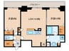 みなとメゾン明石本町 2LDKの間取り
