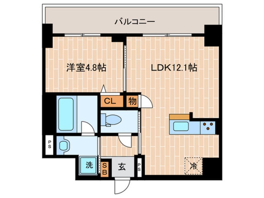 間取図 みなとメゾン明石本町