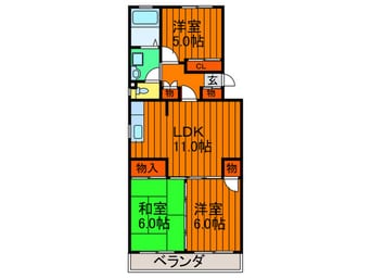 間取図 ＳＡＣＲＡＶＩＡ