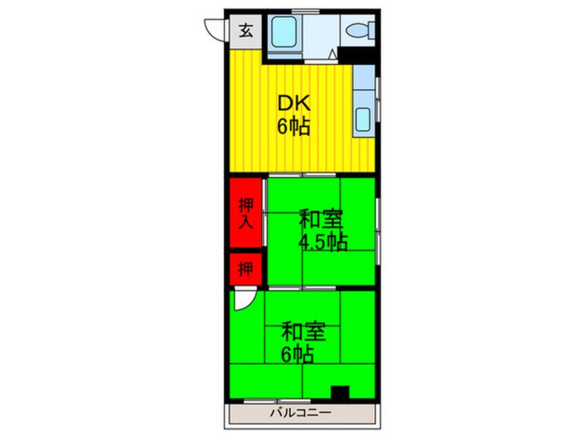 間取図 菊水マンション