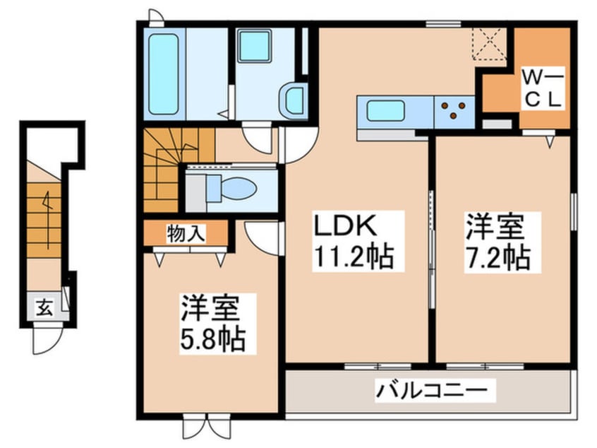 間取図 ベルアンジュ