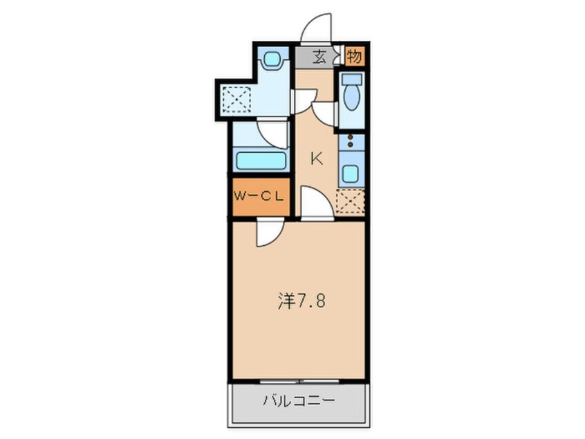 間取図 スプランディッド王子公園