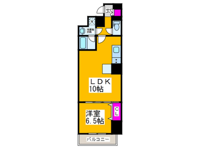 間取図 アリビオ夕陽丘