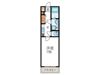 間取図 エリーフラッツ嵐山