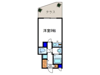 間取図 エリーフラッツ嵐山