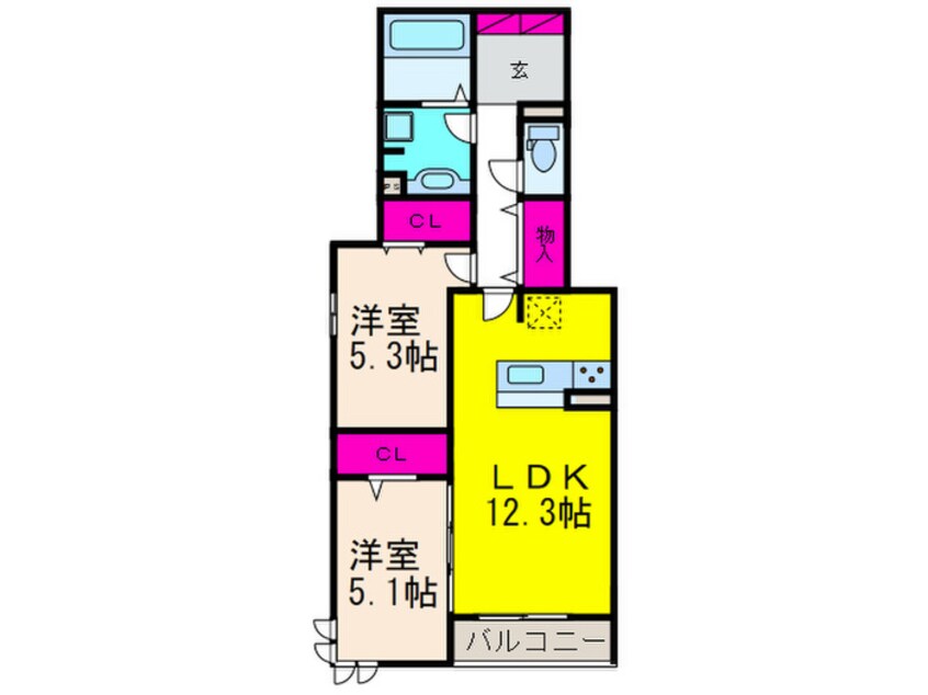 間取図 ＮＡＧＯＭＩ