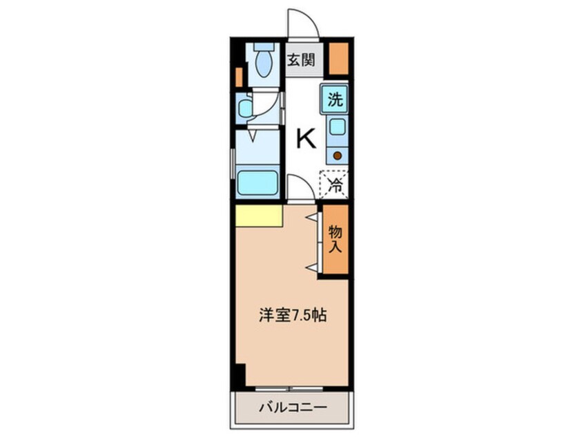 間取図 Ｍ　ＰＡＲＫ　ＷＥＳＴ