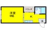 東加賀屋ＭＫマンション 1Kの間取り
