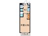 レジデンス小倉 1Kの間取り