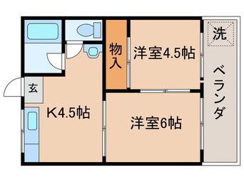 間取図 コーポ東代