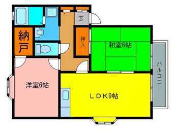 間取図 ボヌ－ル95