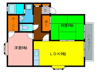 間取図 ボヌ－ル95