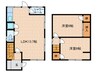 朝霧南町４丁目戸建 2LDKの間取り