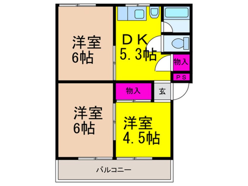 間取図 諏訪ハイツ