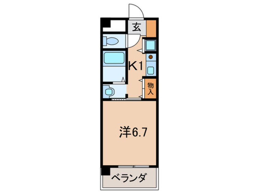 間取図 甲東リンガ