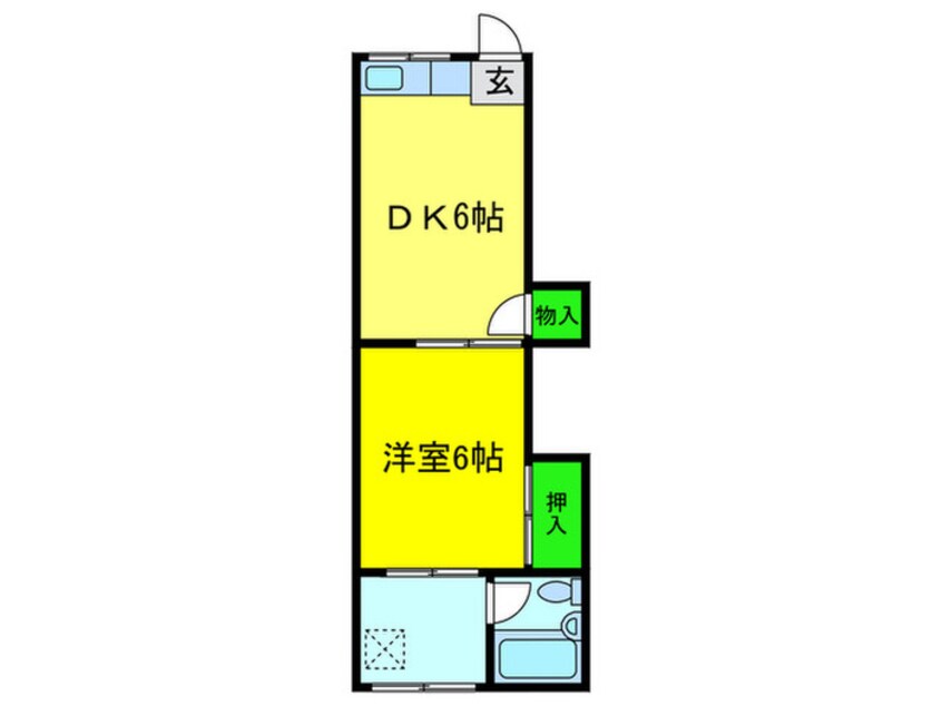 間取図 メゾン浜寺