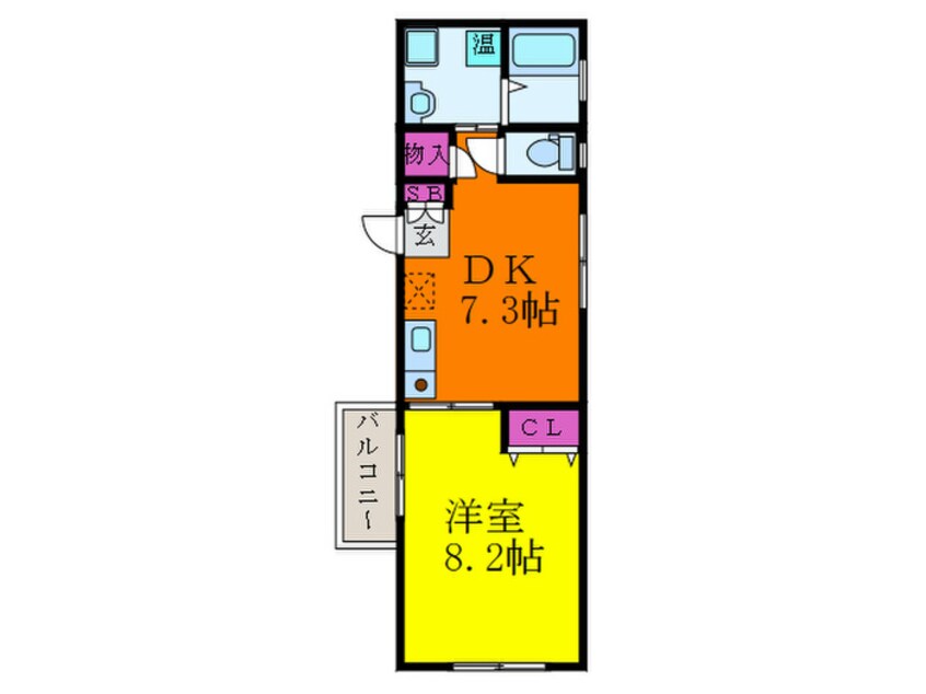 間取図 グランディ－ル