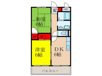 間取図 コーポラス吉田