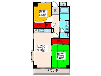 間取図 エクセル上小阪