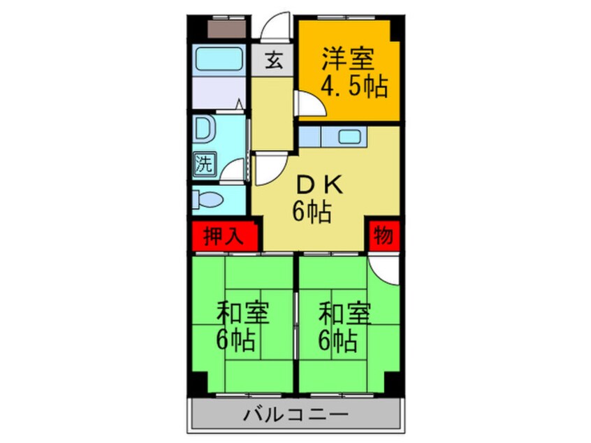 間取図 エクセル上小阪