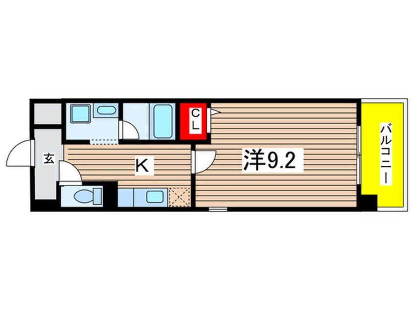 間取図 ソレア－ド・アビ