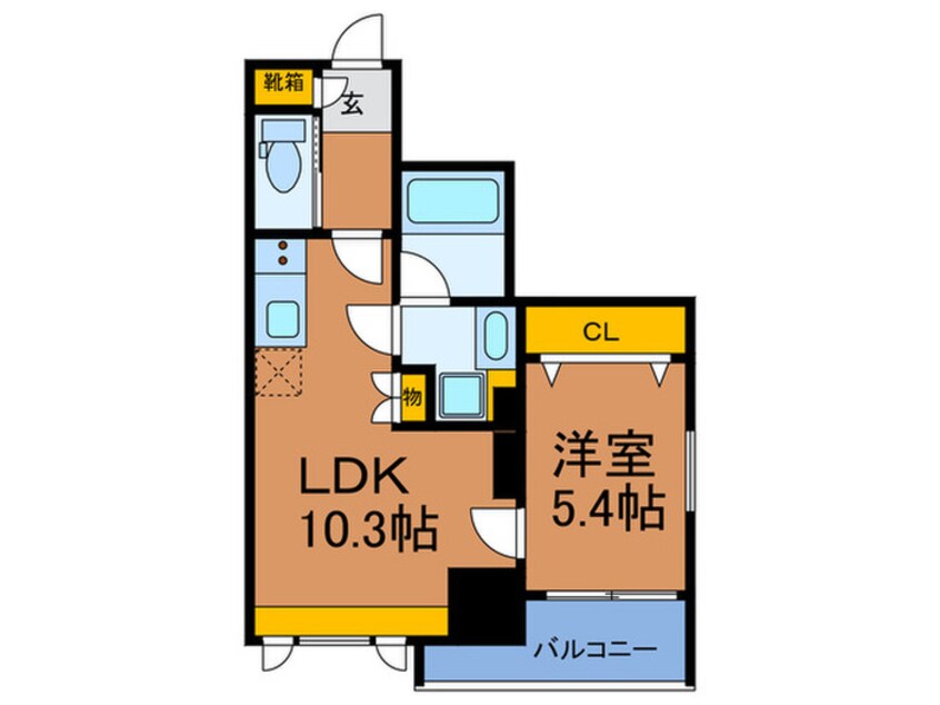 間取図 プレジオ難波ＡＳＩＡＮ