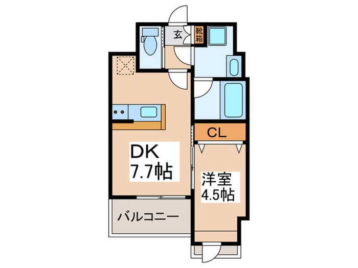 間取り図 プレジオ難波ＡＳＩＡＮ