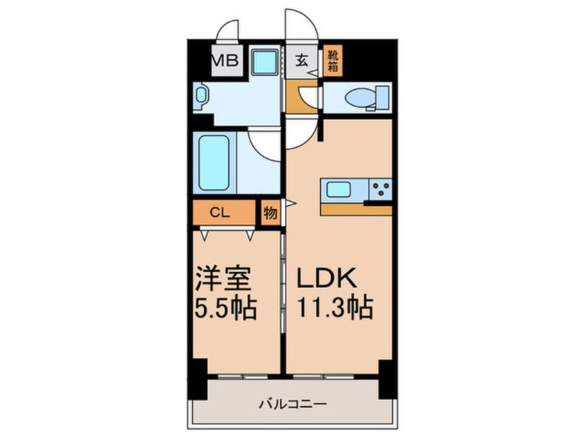 間取図 サンセール上本町