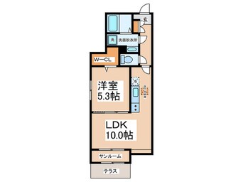間取図 仮）マイコート　Ｈａｒｕ