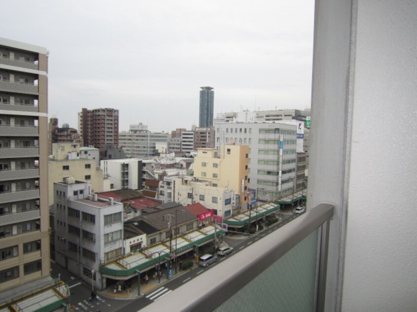 室内からの展望 パラ－ド天王寺