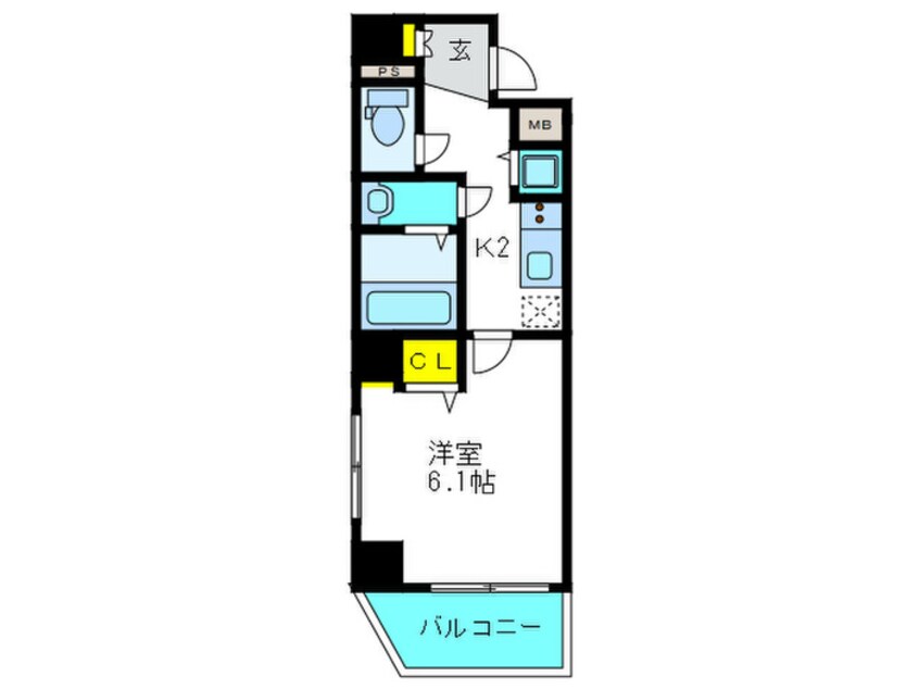 間取図 フォルトゥーナ南久宝寺