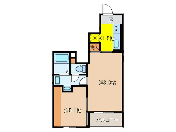 間取り図 クレメント中野