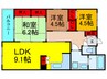 GardenStyle光善寺 3LDKの間取り