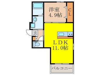 間取図 仮)ブリエ高城