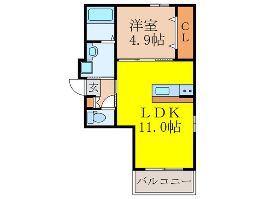 間取図 仮)ブリエ高城