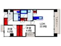 magnifique北桜塚の間取図