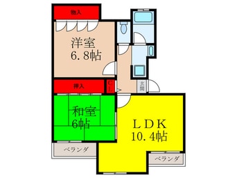 間取図 ＣＡＳＡ八王寺