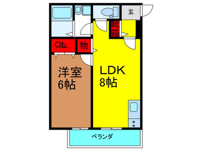 間取図 グラスロード石切