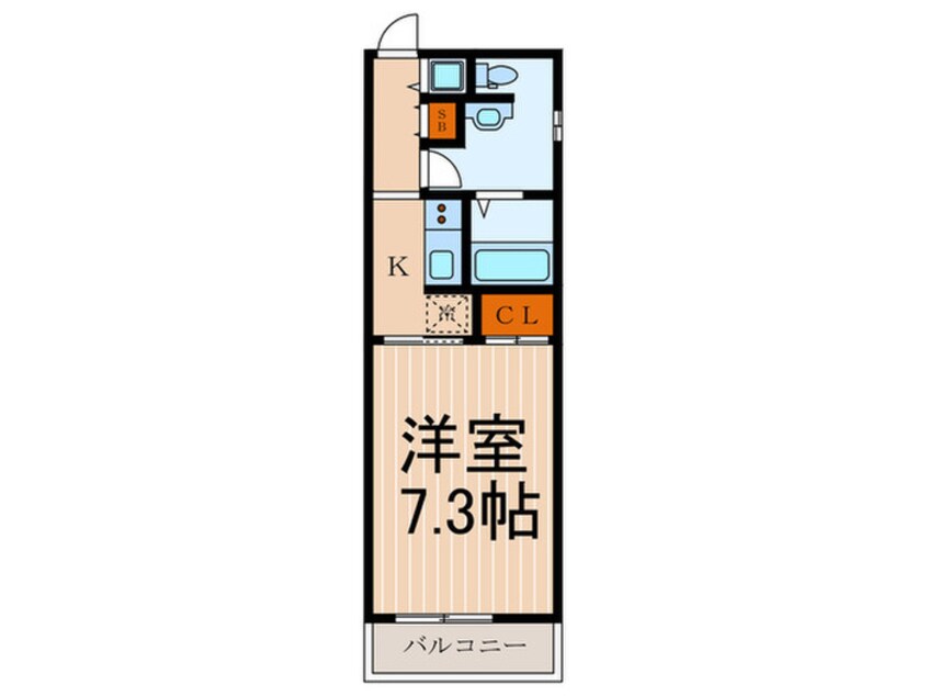 間取図 La Fite KARASUMA