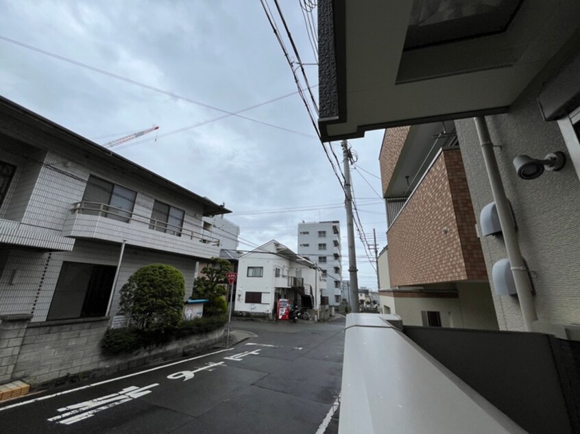 室内からの展望 湊川・六甲ハイツ